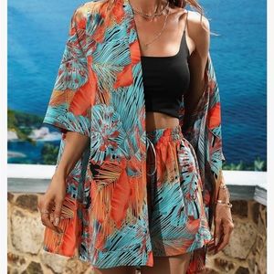 2 Piece Set Swim Cover Up